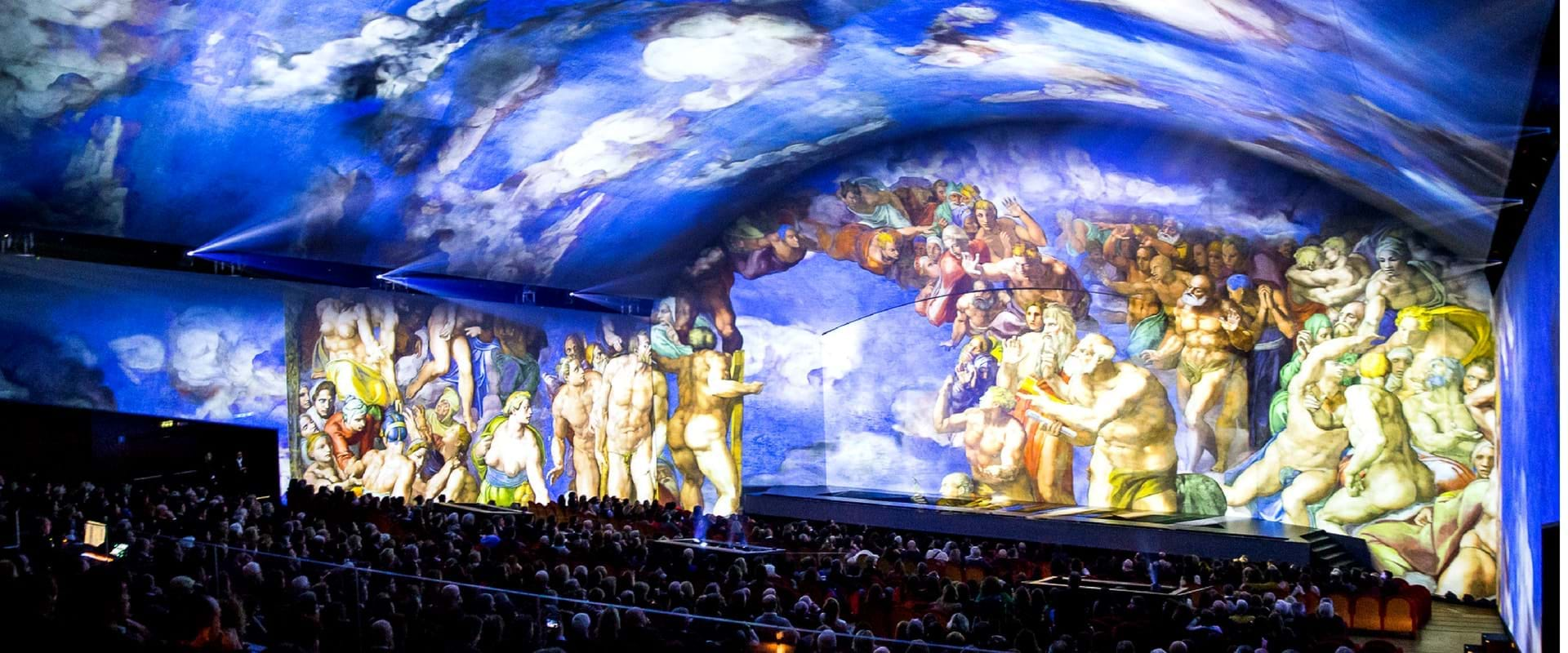 How To Experience The Secrets Of The Sistine Chapel City Wonders   Visual Last Judgement Live Show 